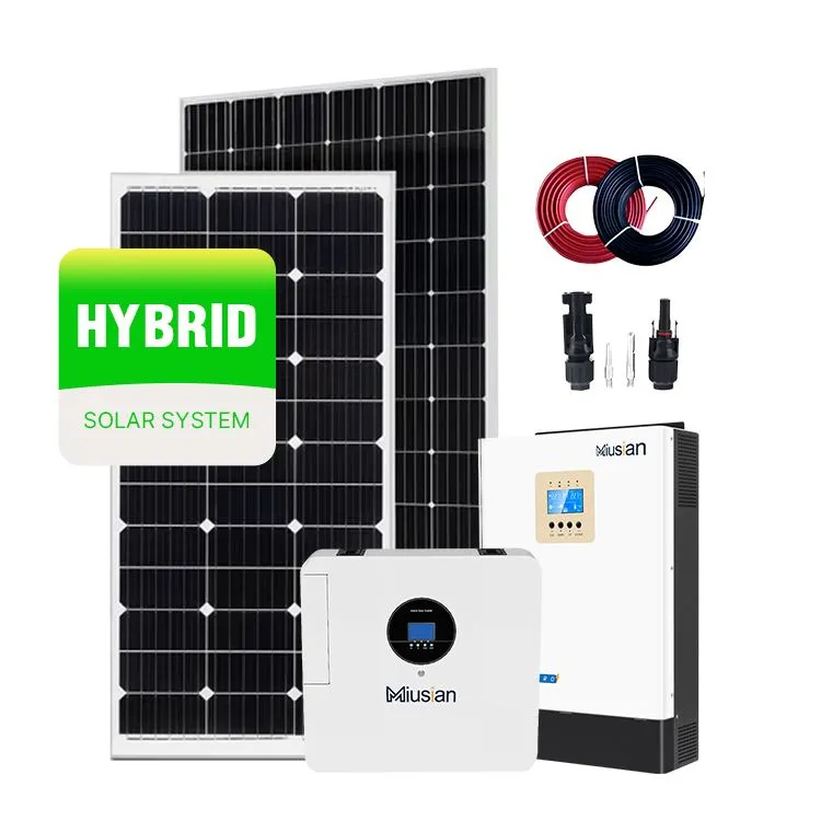 Fullständigt hybrid solenergisystem